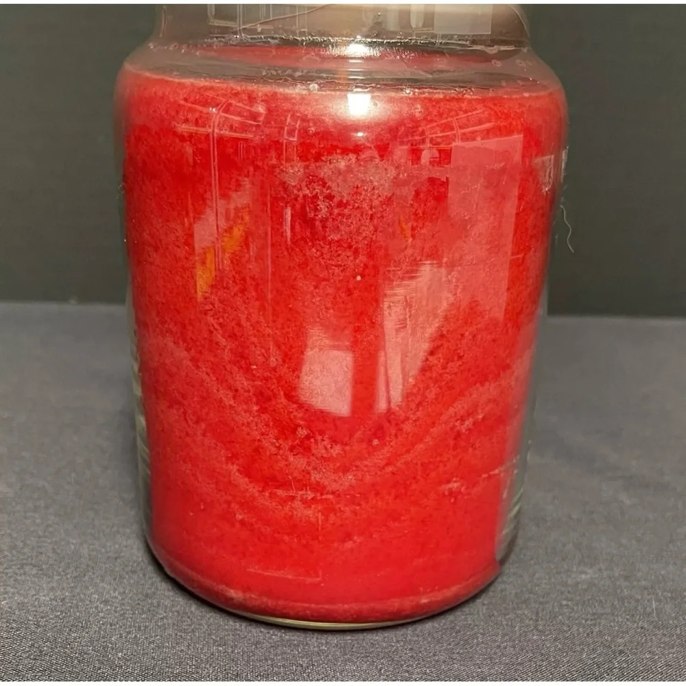 Yankee Candle SPARKLING CINNAMON Candle Great Holiday Red Large 22oz NEW
